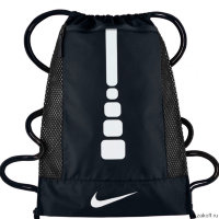 Баскетбольный рюкзак Men's Nike Hoops Elite Basketball Gym Sack Чёрный