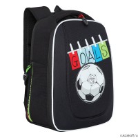 Рюкзак школьный GRIZZLY RAf-293-8 черный