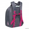 Рюкзак школьный GRIZZLY RG-268-3 серый