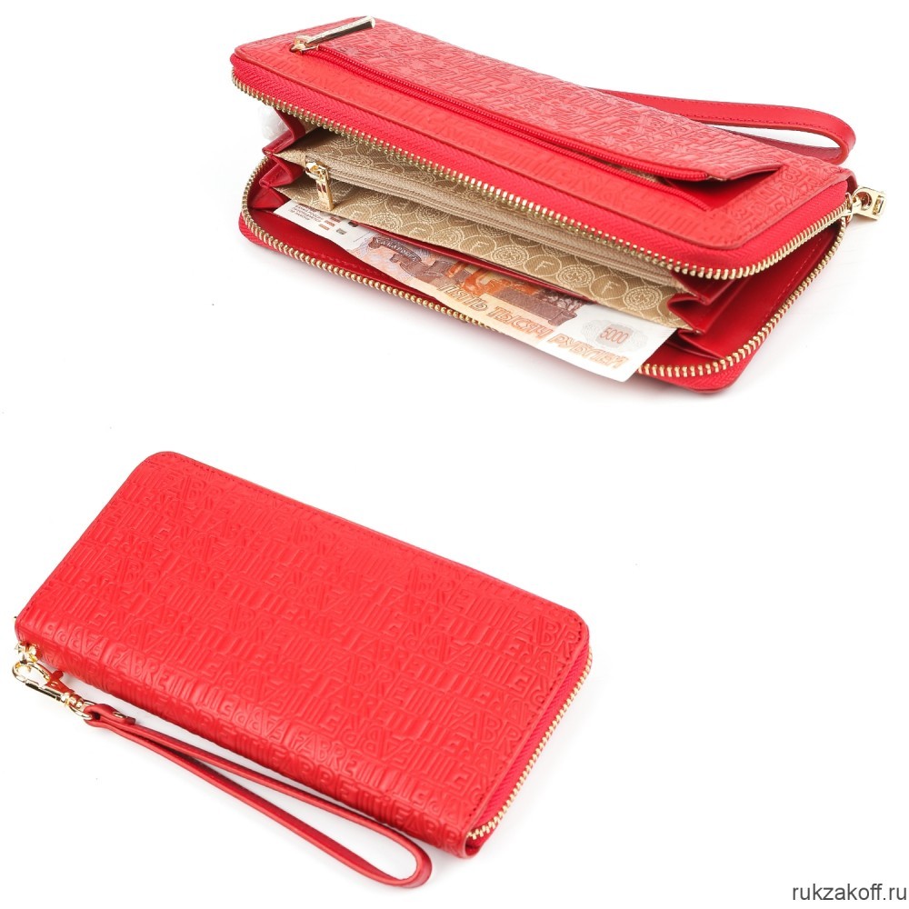 Женский кошелёк Fabretti Q77006PrN-4 красный