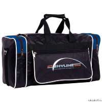 Спортивная сумка Polar 6007с Черный (синие вставки)