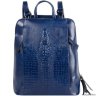 Кожаный рюкзак Monkking 1028 синий