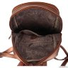 Женский кожаный рюкзак Orsoro d-457 кофе