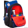 Рюкзак школьный Grizzly RB-154-2 черный - синий