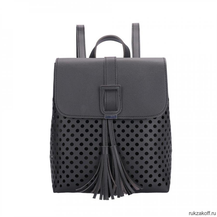 Рюкзак с сумочкой OrsOro DS-0082 Чёрный