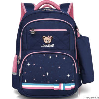 Школьный рюкзак Sun eight SE-2730 Тёмно-синий/Розовый