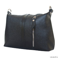 Кожаная женская сумка клатч Carlo Gattini Aviano black
