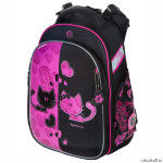 Школьный рюкзак-ранец Hummingbird T82 Black/Pink Cats