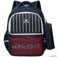Школьный рюкзак Sun eight SE-2715 Тёмно-синий/Красный