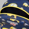 Дошкольный рюкзак NUKKI NKD6-B-1 синий, желтый машинки