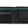 Бумажник Visconti Bond BD10 M Black/Cobalt/Green