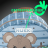 Дошкольный рюкзак NUKKI NKD6-B-3 голубой мишка