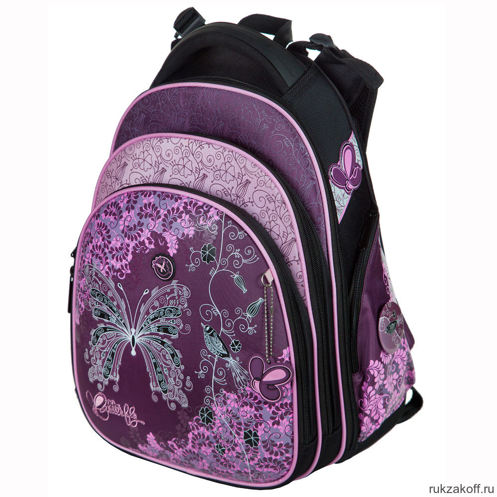 Школьный рюкзак-ранец Hummingbird T86 Butterfly Flowers