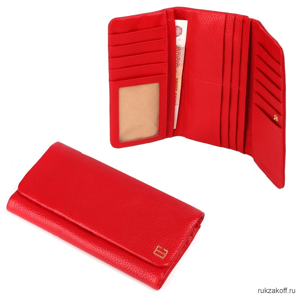 Женский кошелёк Fabretti Q11D-4 красный