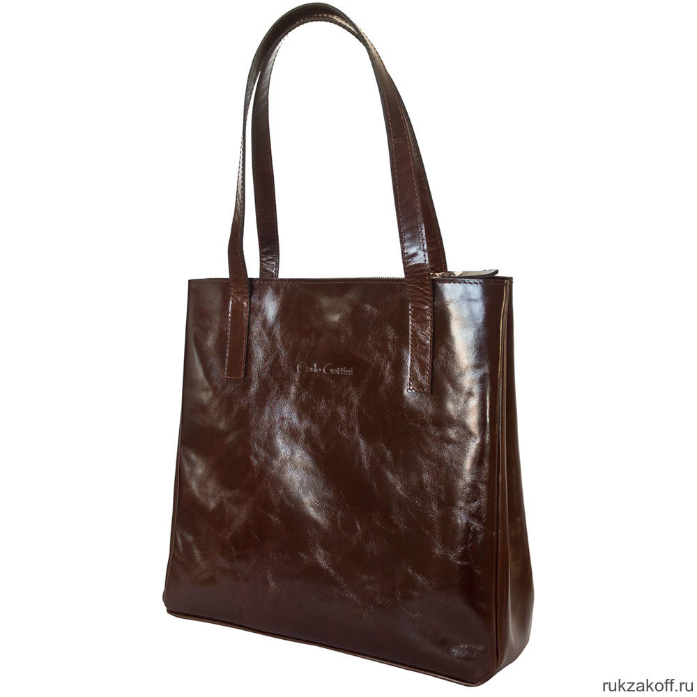 Кожаная женская сумка Carlo Gattini Vietto brown
