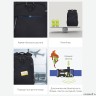 Рюкзак школьный GRIZZLY RB-356-5/1 (/1 черный - синий)