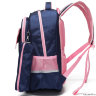 Рюкзак школьный в комплекте с пеналом Sun eight SE-2790 Тёмно-синий/Розовый
