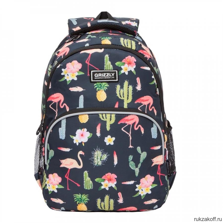 Рюкзак школьный Grizzly RG-060-4 Фламинго