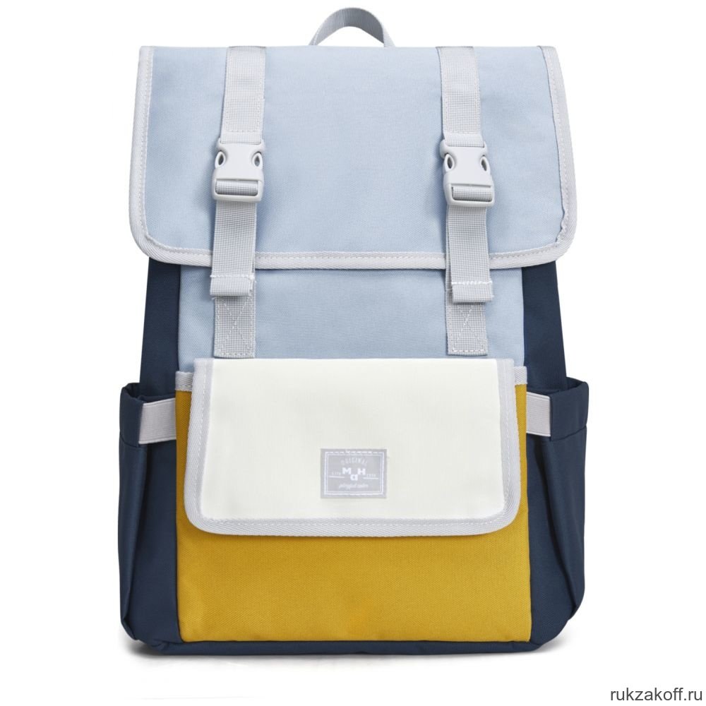 Рюкзак Mr. Ace Homme MR20C2012B03 голубой/темно-синий/белый/желтый