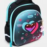 Школьный ранец NUKKI NK22-9001-2 синий сердце