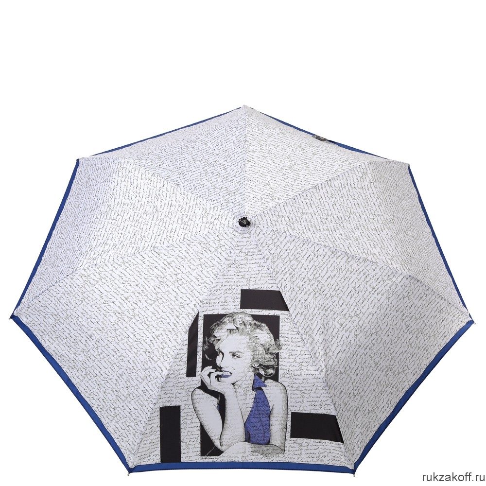 Женский зонт Fabretti P-20159-1 мини суперавтомат, 3 сложения,эпонж белый