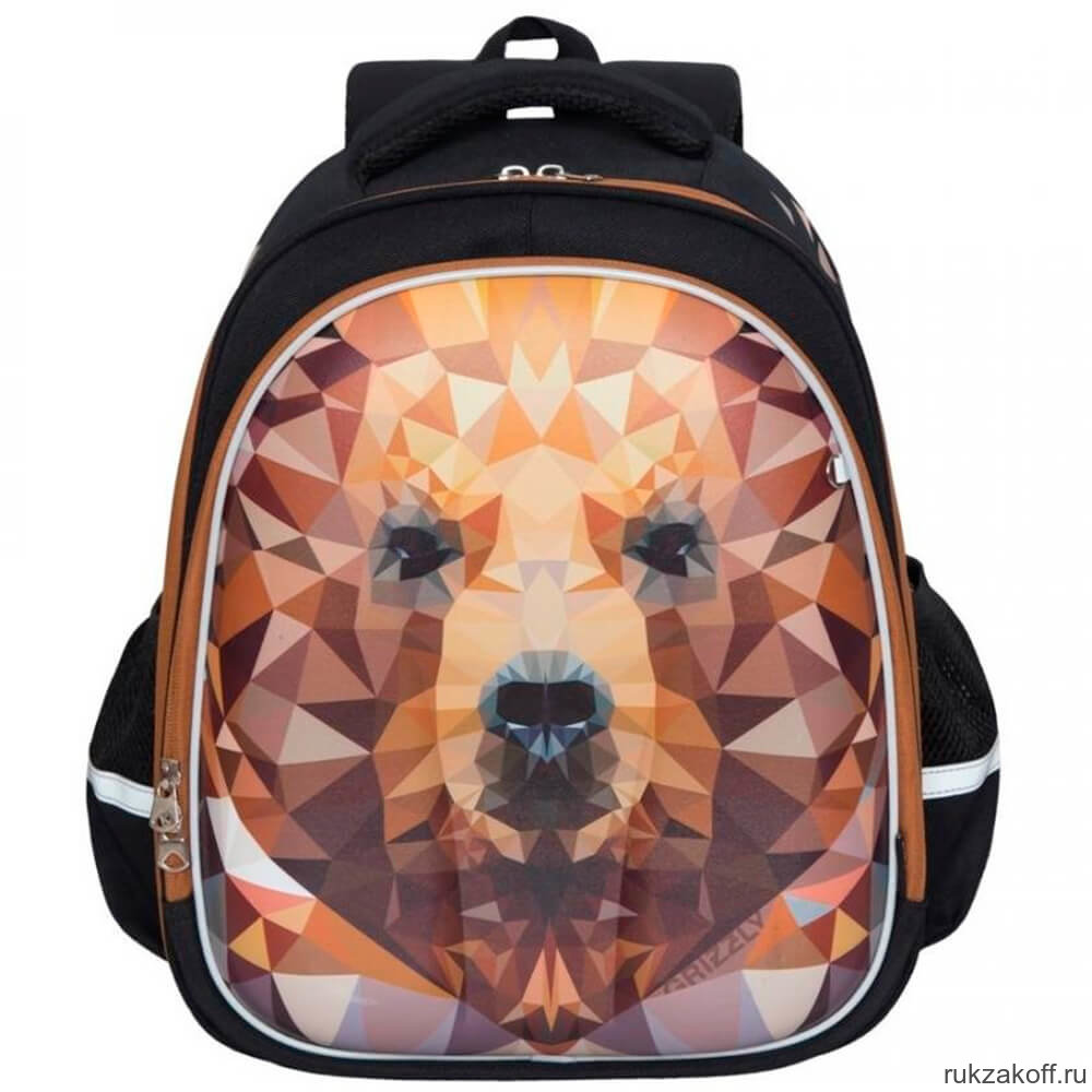 Школьный рюкзак Grizzly RAz-087-10 медведь