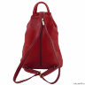Женский рюкзак Tuscany Leather SHANGHAI Красный