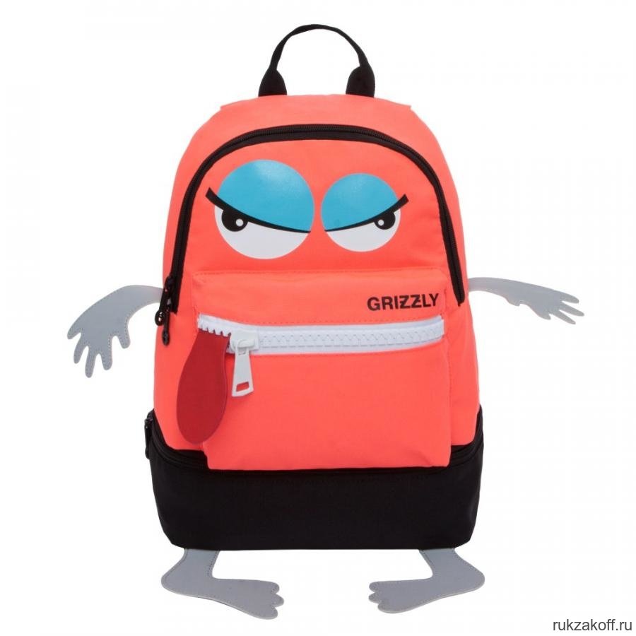 Детский рюкзак Grizzly RK-996-1 Оранжевый