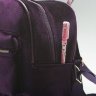 Рюкзак бархатный фиолетовый