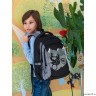 Рюкзак школьный GRIZZLY RB-252-1 хаки - бежевый