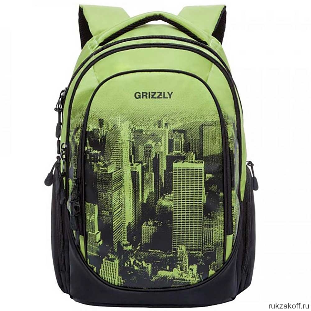 Рюкзак Grizzly RU-802-1 Салатовый