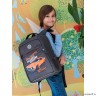 Рюкзак школьный GRIZZLY RB-256-3/2 (/2 серый)