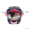 Рюкзак школьный в комплекте с пеналом Sun eight SE-2701 Тёмно-синий/Розовый