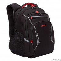 Рюкзак школьный GRIZZLY RB-250-4 черный - красный
