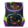 Рюкзак школьный Grizzly RAn-082-1/1 (/1 черный - фиолетовый)