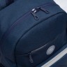 Рюкзак школьный GRIZZLY RB-355-2 синий - серый