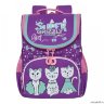 Рюкзак школьный с мешком Grizzly RAm-084-1/2 (/2 лиловый)