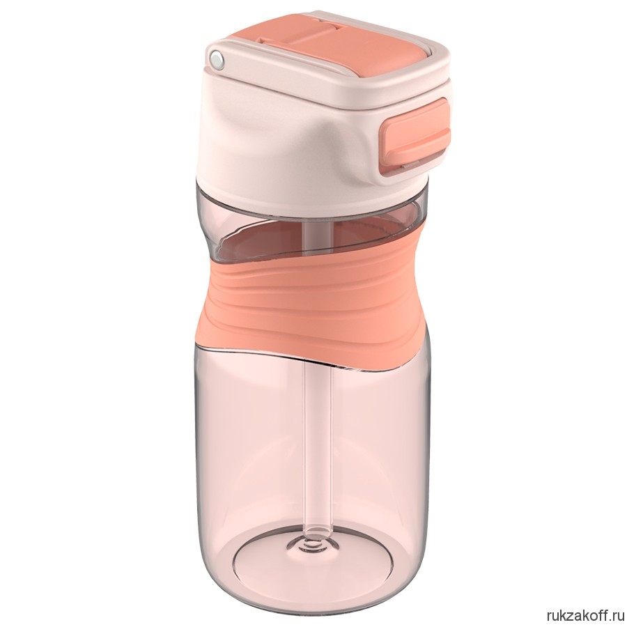 Бутылка для воды Smart Solutions slow sip, 450 мл, розовая