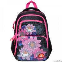 Школьный рюкзак Orange Bear V-51 Flowers черный