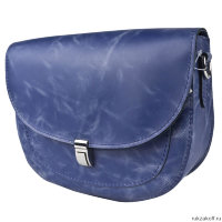 Кожаная женская сумка клатч Carlo Gattini Amendola blue 8003-07