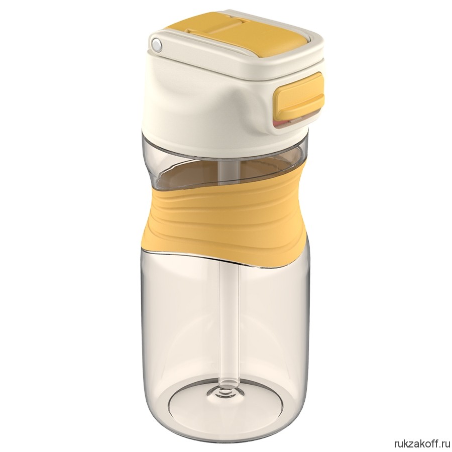 Бутылка для воды Smart Solutions slow sip, 450 мл, желтая