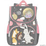 Рюкзак школьный с мешком Grizzly RAm-184-6 серый