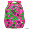 Женский городской рюкзак на молнии розового цвета