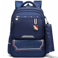 Рюкзак школьный в комплекте с пеналом Sun eight SE-2786 Тёмно-синий