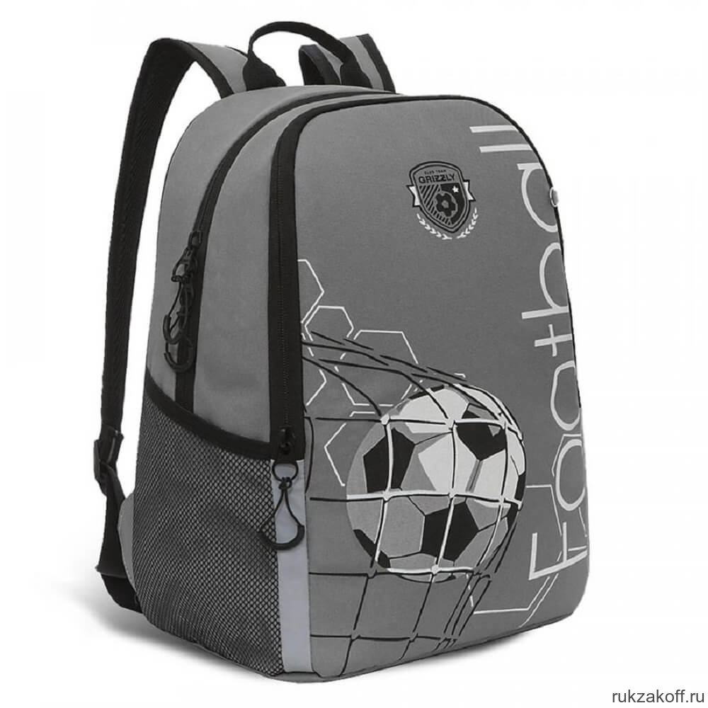 Рюкзак школьный Grizzly RB-151-5 серый
