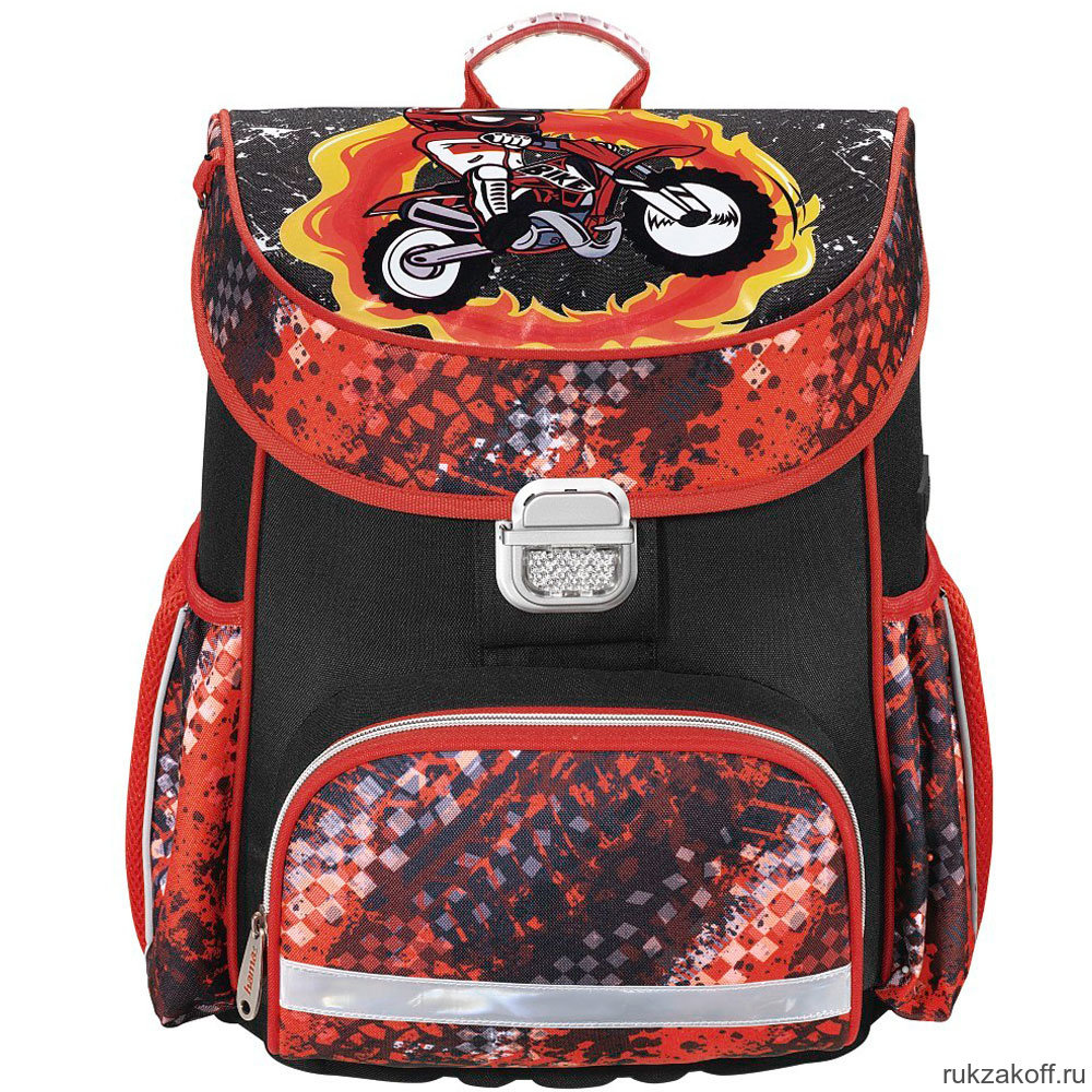 Ранец Hama Motorbike (красный/черный)