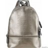  Кожаный рюкзак Monkking 523 рептилия серебро