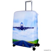 Чехол для чемодана с самолетом Plane L