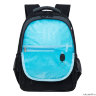 Рюкзак школьный Grizzly RB-154-3 черный - синий