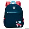 Рюкзак детский Grizzly RK-177-7 синий - красный